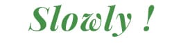 slowly project logo vert
