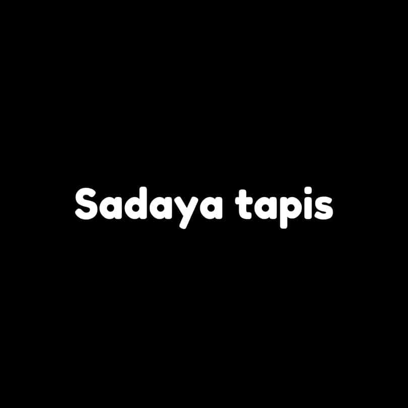 Sadaya tapis